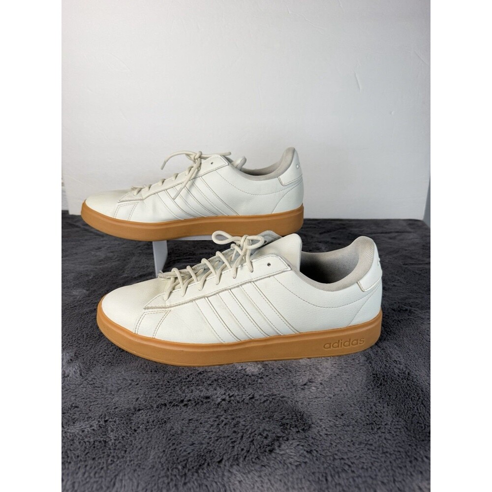 Adidas Grand Court 2.0 Men’s Size 13 Orbit Grey Gum Sole Sneakers IE5256
